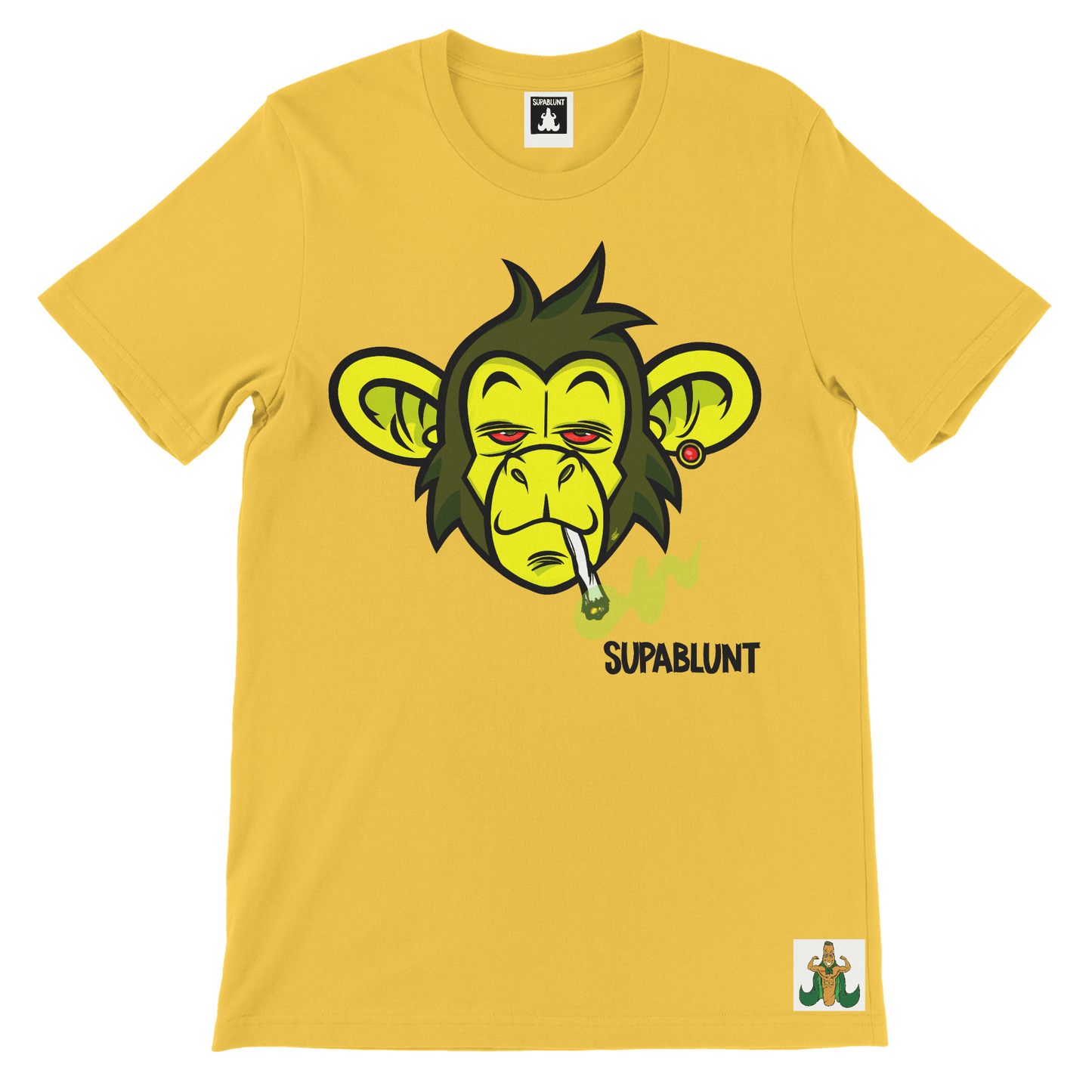 Blazin' Ape JoJo Green Tee - Supablunt