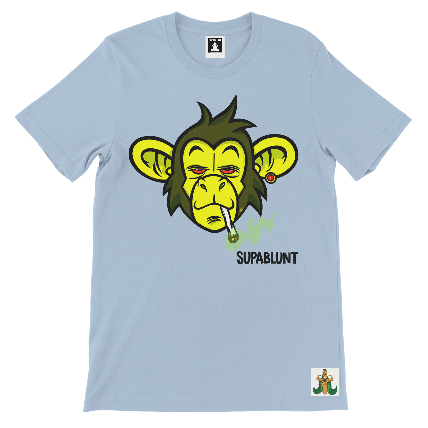 Blazin' Ape JoJo Green Tee - Supablunt