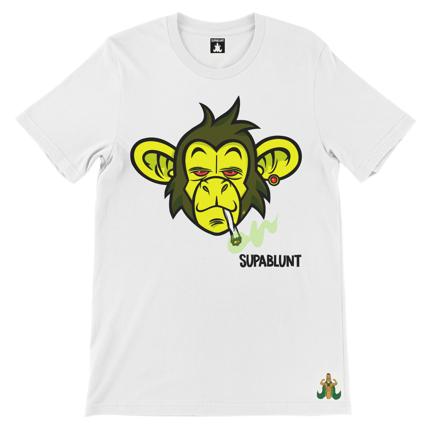 Blazin' Ape JoJo Green Tee - Supablunt