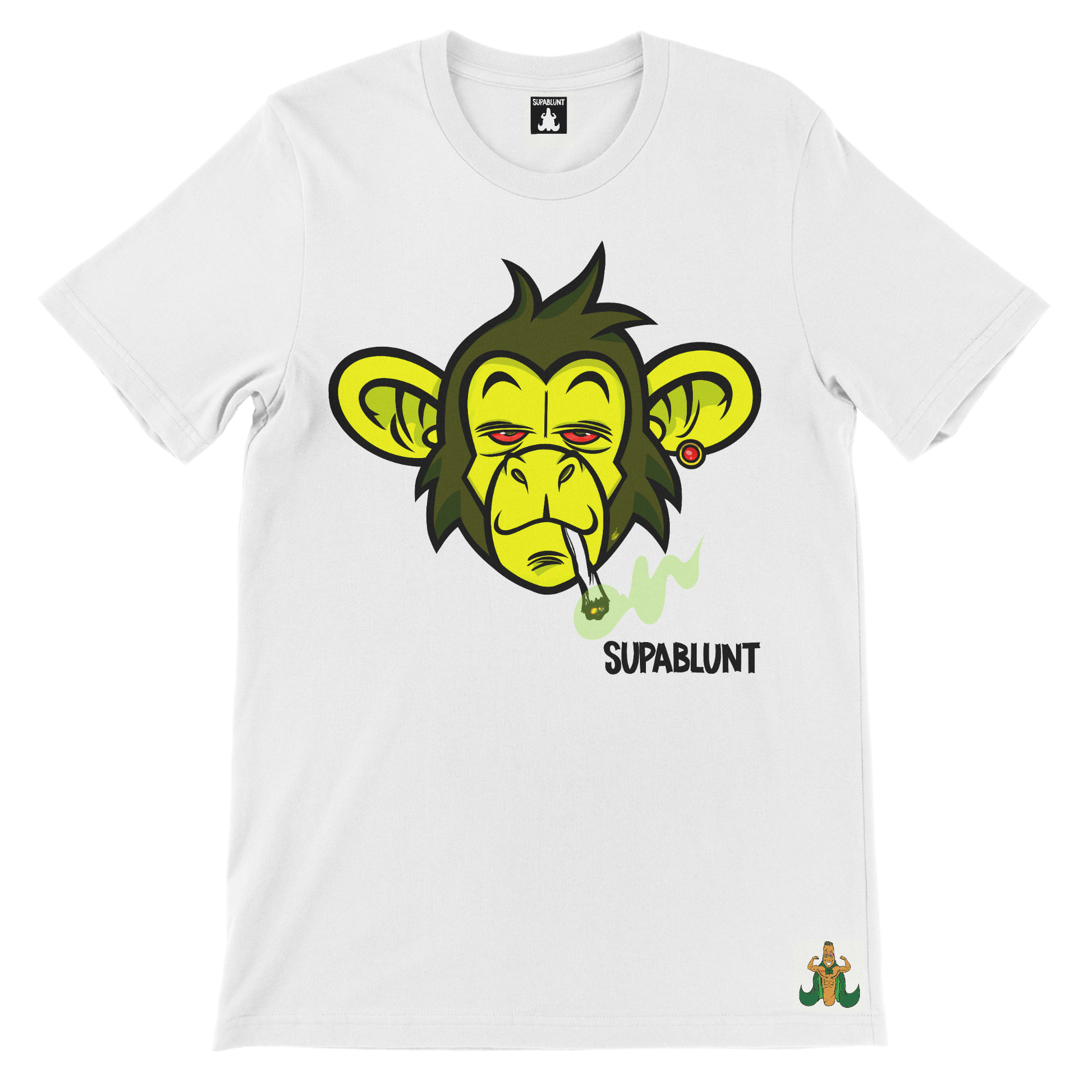 Blazin' Ape JoJo Green Tee - Supablunt